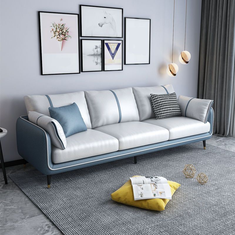 Stationary Stain Resistant 3 Seater Living Room Standard Sofa with Multiple Cushions Clearhalo 'furn' 'furn_sofas' 'Furniture' 'furniture_sofas' 'kitchen' 'kitchen_sofas' 'Living Room Furniture' 'Sofa' 'sofas' 1200x1200_723cf238-e927-4f96-abab-eef1caddff8c