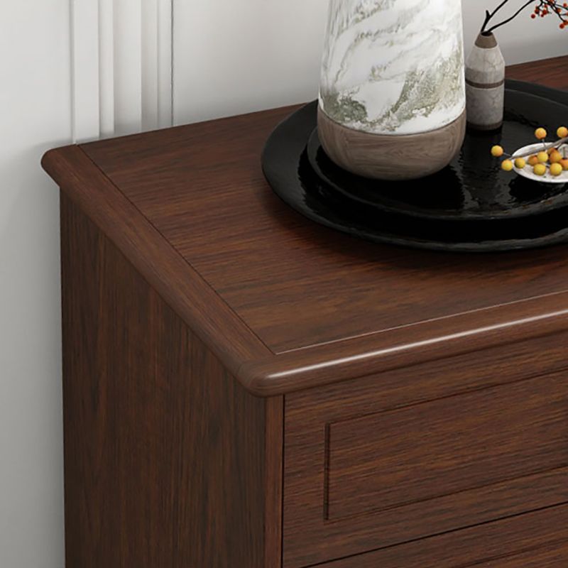 Classic Glam Wood Dresser Bruin Dresser met lade voor slaapkamer