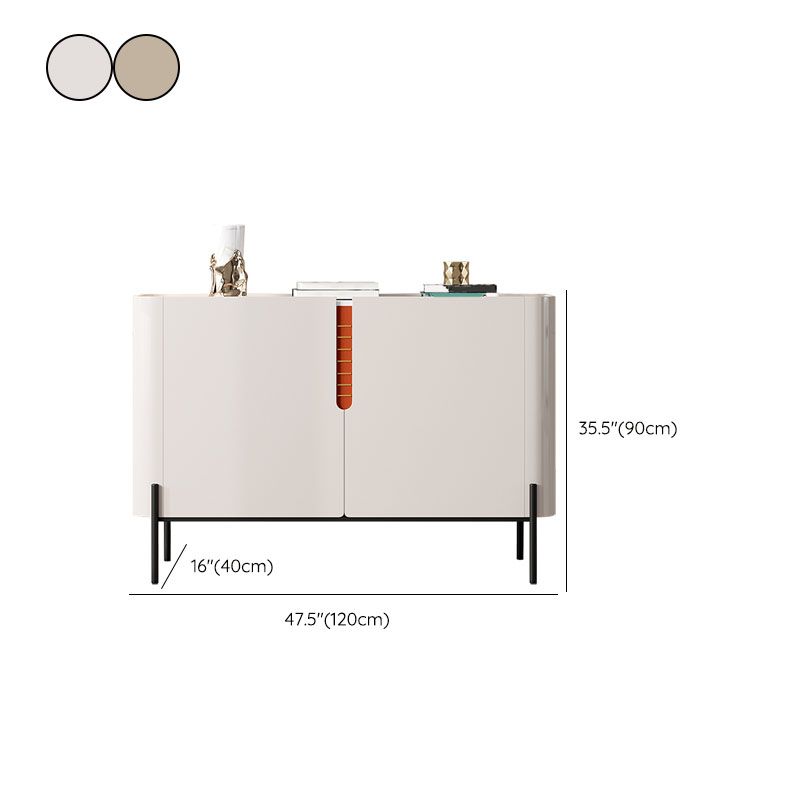 Glam Buffet Server Stone Storage Dining Server con porte per sala da pranzo