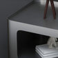 Table de nuit moderne en métal en métal ouvert pour chambre à coucher