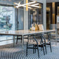 Contemporary Rectangle 4-foot Home Furniture Stone Dining Site Table for Indoor Clearhalo ' dining_table' 'Dining Tables & Seating' 'Dining Tables' 'Furniture' 'furniture_dining_table' 'Kitchen & Dining Furniture' 'kitchen&dining_furn' 'kitchen' 'kitchen_dining_table' 1200x1200_7242ab3a-8f48-4f8b-b7ed-65122ccd0740