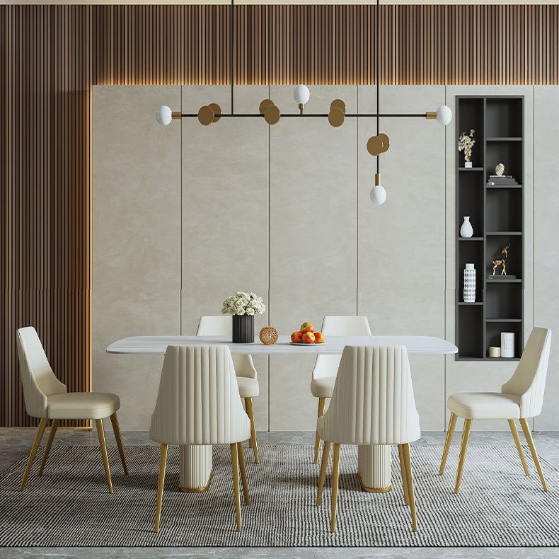 Juego de mesa rectángulo glamoroso 1/2/5/7 piezas de comedor para cocina