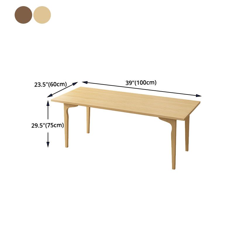 Modern Writing Desk Rectangular Solid Wood Office Desk for Home Clearhalo 'furn' 'furn_office_desk' 'Furniture' 'Office Desks' 'Office Furniture' 'office_desk' 1200x1200_7245217b-c3a0-40fa-b60d-680c7e6956b3