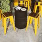 Yellow Iron Table Set 1/3/4 Pieces Industrial Bar Stool and Table Set