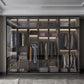 Black Manufactured Wood Cabinet with Glass Doors Modern Storage Cabinet Clearhalo 'Armoires & Wardrobes' 'armoires_wardrobes' 'Bedroom Furniture' 'furn' 'furn_armoires_wardrobes' 'Furniture' 1200x1200_724efa49-4e6a-46f4-af9f-61b74ee6f090