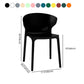 Nordic Glam Style Kitchen Dining Chairs Dining Stackable Armless Side Chairs Clearhalo ' kitchen&dining_furn' 'Dining Chairs' 'Dining Tables & Seating' 'dining_chair' 'furn' 'furn_dining_chair' 'Furniture' 'furniture_dining_chair' 'Kitchen & Dining Furniture' 'kitchen' 1200x1200_72509cce-779f-41e7-bf04-b3b145d8a7eb