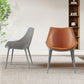 Minimalist Style Leather Dining Arm Chairs Solid Back Upholstered Chairs (Set of 2) Clearhalo ' kitchen&dining_furn' 'Dining Chairs' 'Dining Tables & Seating' 'dining_chair' 'furn' 'furn_dining_chair' 'Furniture' 'furniture_dining_chair' 'Kitchen & Dining Furniture' 'kitchen' 1200x1200_72510f04-5a43-4cc0-a1bb-3c301d38c9e4