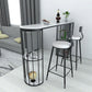 Rectangle Stone Bar Table Traditional Luxury Bar Dining Table with Sled Base Clearhalo 'Bar Furniture' 'Bar Tables' 'bar_tables' 'Furniture' 'furniture_bar_tables' 'Kitchen & Dining Furniture' 1200x1200_72531d7c-222a-4719-b6dc-48f1701ee33d