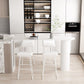 Contemporary 1/2/3/5 Pieces Sintered Stone Pub Table Set Fixed Table Counter Table