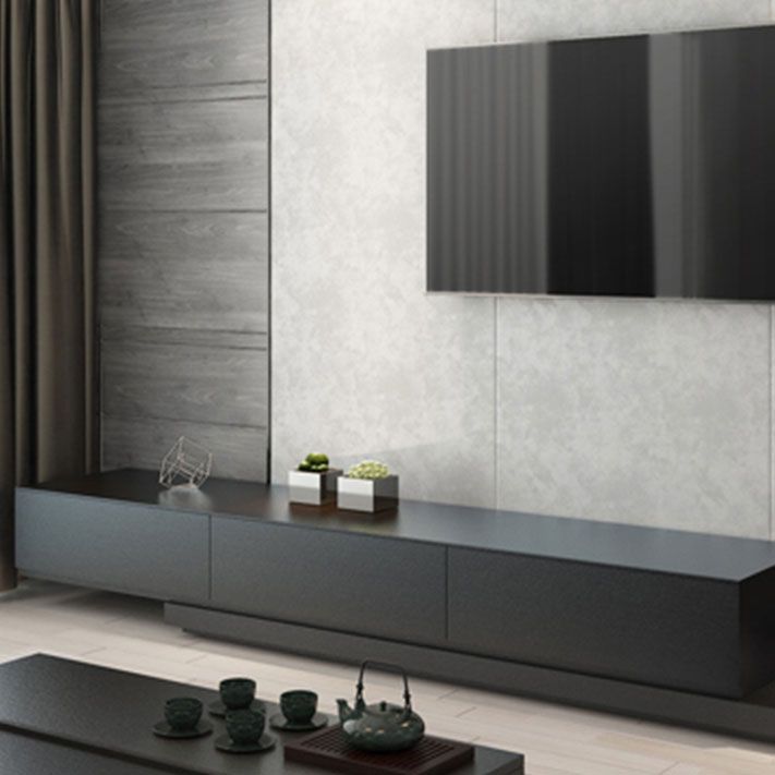 Stand de TV TV de 3 cortavimentación de madera ajustable de madera, 16.5 "D x 11.5" H