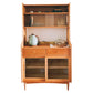 Modern Display Hutch Buffet Glass Door Hutch Cabinet for Dining Room Clearhalo 'Display & China Cabinets' 'display_china_cabinets' 'furn' 'furn_display_china_cabinets' 'Furniture' 'Kitchen & Dining Furniture' 1200x1200_725b65ec-785d-472d-91c1-0daae8afcd16