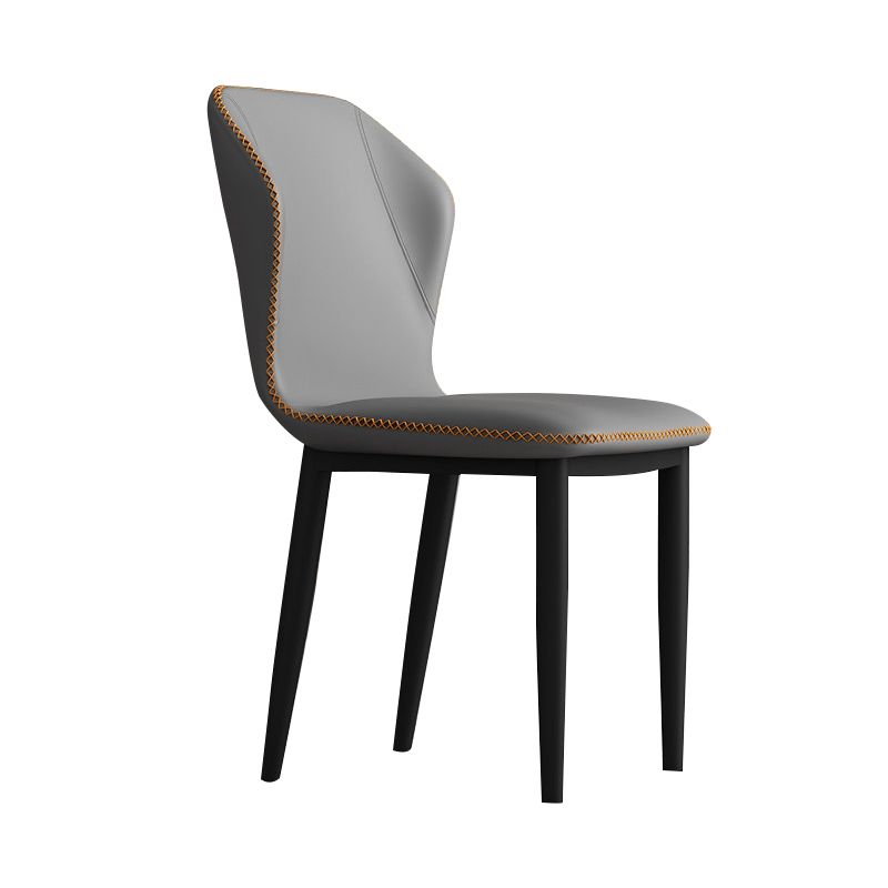 Metal Modern Contemporary Indoor-Outdoor Chair Wingback Side Chair Clearhalo 'Dining Chairs' 'Dining Tables & Seating' 'dining_chair' 'Furniture' 'furniture_dining_chair' 'Kitchen & Dining Furniture' 1200x1200_725ef582-7daa-4bee-ab41-c72e7fc1bf70