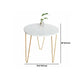 Contemporary 3 Legs Metal End Table Round Side End Table for Living Room