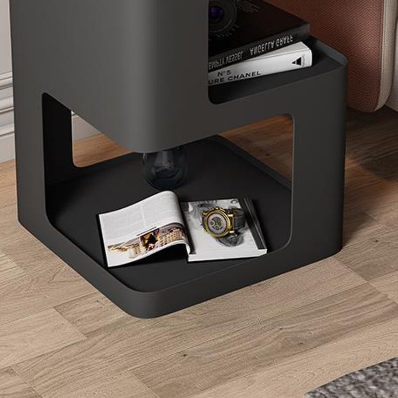 金属抽象ベースエンド表21.65 "ストレージ付きの高さの正方形の上部面表