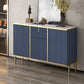 Glam Style Buffet Sideboard Sintered Stone Top Server with Door and Drawer for Home Use Clearhalo 'buffet_sideboard' 'Buffets & Sideboards' 'furn' 'furn_buffet_sideboard' 'Furniture' 'Kitchen & Dining Furniture' 1200x1200_7260e600-c4a0-4273-ad7c-145fe2e141a2