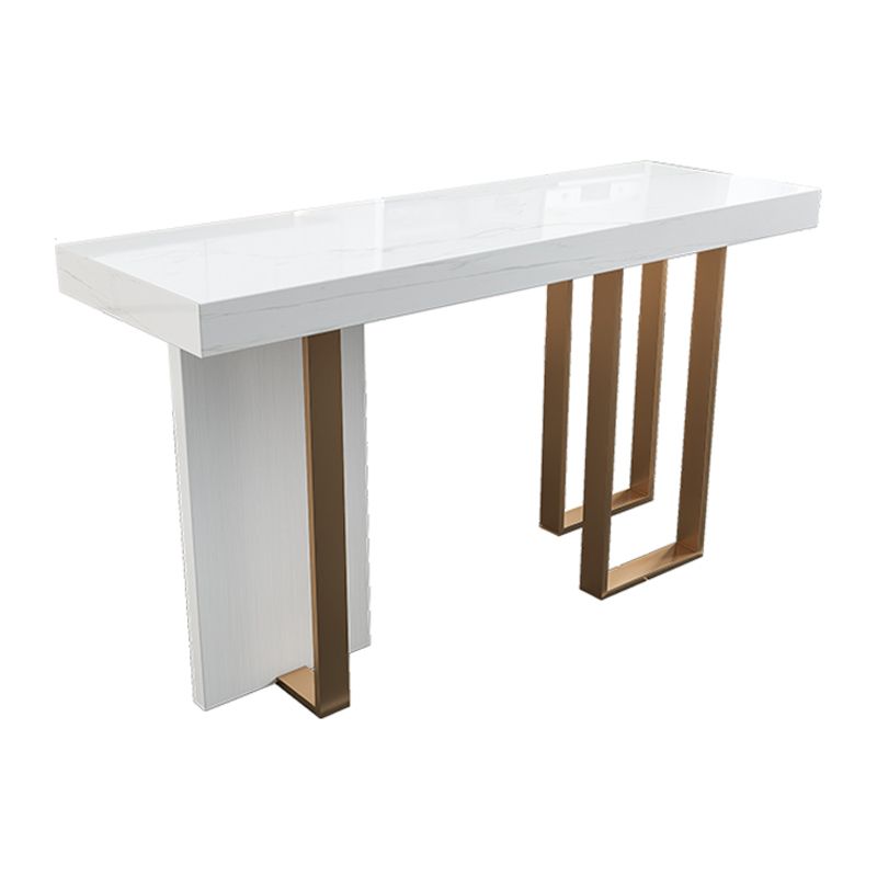 Kitchen Artificial Marble Counter Table Metal Base 40-inch Height Nordic Bar Table Clearhalo 'Bar Furniture' 'Bar Tables' 'bar_tables' 'furn' 'furn_bar_tables' 'Furniture' 'furniture_bar_tables' 'Kitchen & Dining Furniture' 1200x1200_7261d3b7-d17d-49ab-b886-2dead0c68a9f