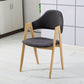 Glam Style Wooden Dining Arm Chair Matte Finish Solid Back Dining Chair for Home Clearhalo ' kitchen&dining_furn' 'Dining Chairs' 'Dining Tables & Seating' 'dining_chair' 'furn' 'furn_dining_chair' 'Furniture' 'furniture_dining_chair' 'Kitchen & Dining Furniture' 'kitchen' 1200x1200_7261f6ab-6fef-4331-86b0-e29fb6ca0706