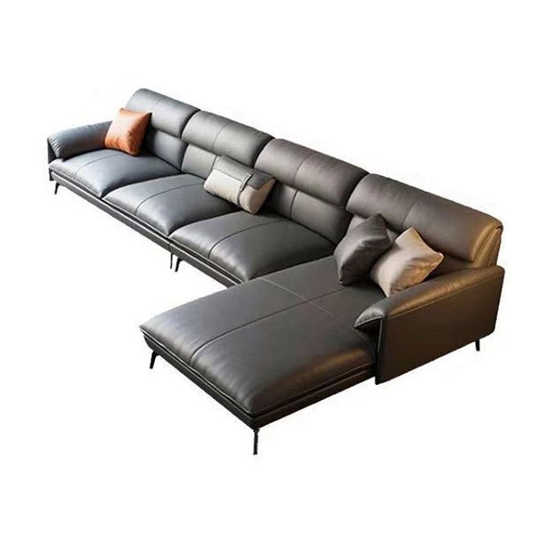 Glam Stationary echtes Lederkissen Top Arm Kissen Sofa -Chaise