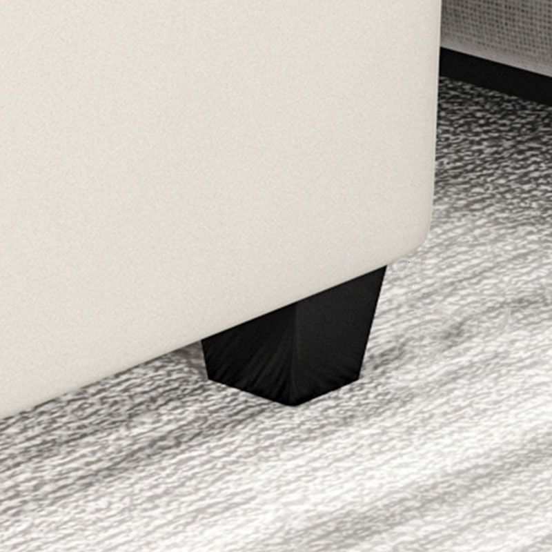 Contemporary Storage Ottomans Square Leather Storage Ottomans with Legs Clearhalo 'furn' 'furn_ottomans_poufs' 'Furniture' 'Living Room Furniture' 'Ottomans & Poufs' 'ottomans_poufs' 1200x1200_7266e2dc-3282-4a8d-842f-f112cebcf5f2