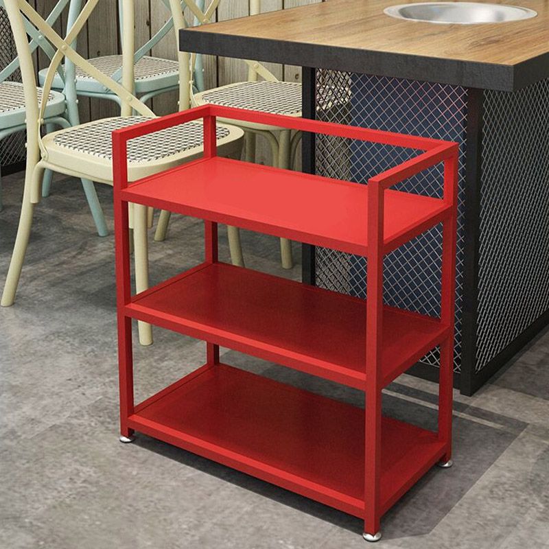 Moderne open opslagbereidingstafel rechthoekige eetkamer voorbereidende tafel