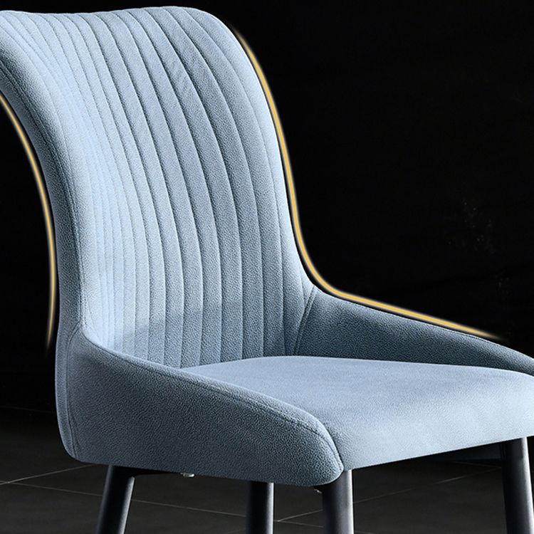 Contemporary Metal Dining Room Chairs Upholstered Side Arm Chairs for Home Use Clearhalo ' kitchen&dining_furn' 'Dining Chairs' 'Dining Tables & Seating' 'dining_chair' 'furn' 'furn_dining_chair' 'Furniture' 'furniture_dining_chair' 'Kitchen & Dining Furniture' 'kitchen' 1200x1200_72676a89-189c-4f32-9f3f-0741a8ce4f0c