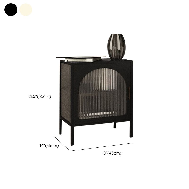 1 Door Industrial Accent Table Nightstand Antique Finish Bed Nightstand Clearhalo 'Bedroom Furniture' 'furn' 'furn_night_stand' 'Furniture' 'night_stand' 'Nightstands' 1200x1200_726cb2fb-504a-4bc7-884a-a721479724a7