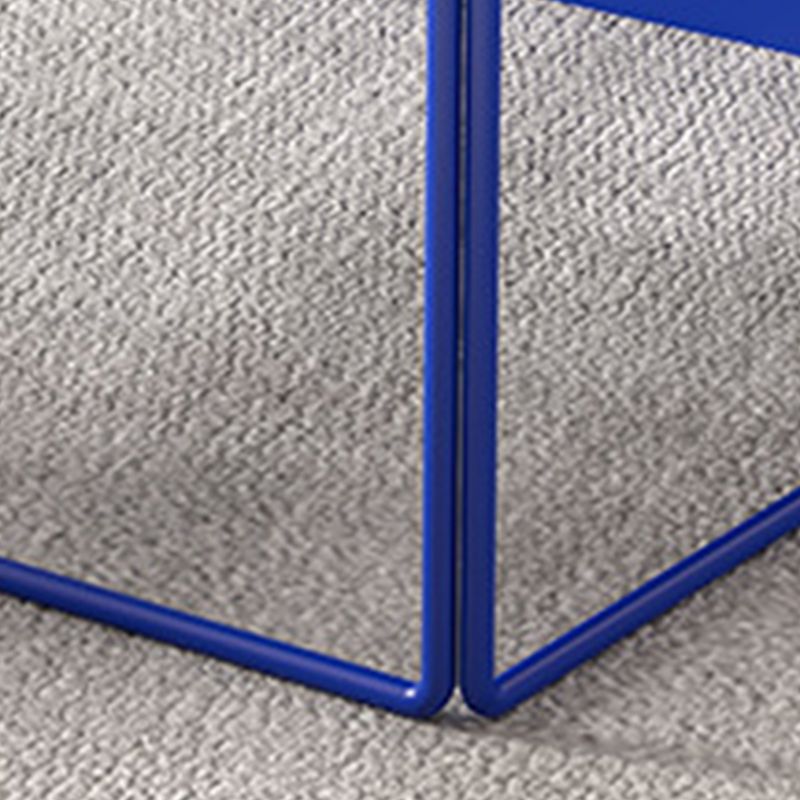 Trestle Coffee Table Mid-Century Modern Iron Coffee Table for Living Room Clearhalo 'Coffee & Accent Tables' 'Coffee Tables' 'coffee_tables' 'furn' 'furn_coffee_tables' 'Furniture' 'Living Room Furniture' 1200x1200_726ceb36-a835-41f7-9257-9bfe5fdcedec
