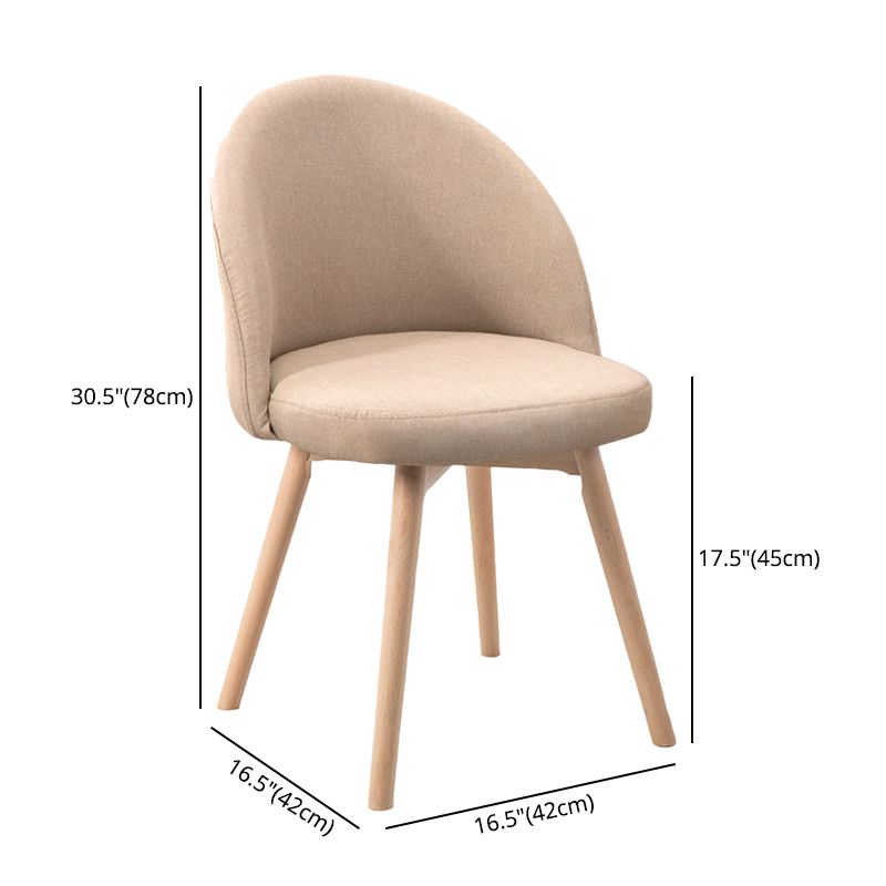 Scandinavian Home Side Chair Parsons Back Wood Upholstered Dining Room Chair Clearhalo ' kitchen&dining_furn' 'Dining Chairs' 'Dining Tables & Seating' 'dining_chair' 'furn' 'furn_dining_chair' 'Furniture' 'furniture_dining_chair' 'Kitchen & Dining Furniture' 'kitchen' 1200x1200_726ff539-79f8-46a5-a679-f65034b5cf26