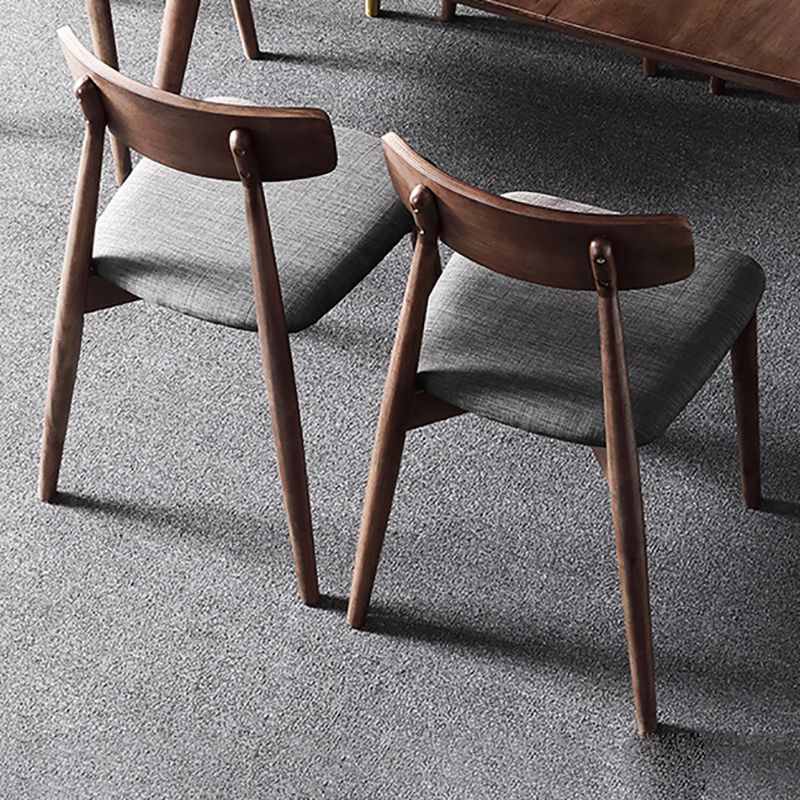 Scandinavian Style Wood Dining Chair Open Back Dining Side Chair (Set of 2) Clearhalo ' kitchen&dining_furn' 'Dining Chairs' 'Dining Tables & Seating' 'dining_chair' 'furn' 'furn_dining_chair' 'Furniture' 'furniture_dining_chair' 'Kitchen & Dining Furniture' 'kitchen' 1200x1200_727437d5-2898-4551-a0c6-3e7762955c8d