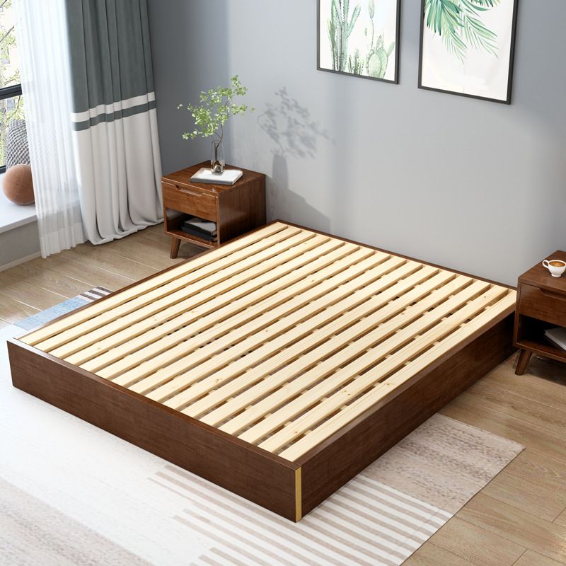 Contemporary Solid Color Wooden Bed Frame 6.29" H Platform Bed Clearhalo 'Bedroom Furniture' 'Beds' 'furn' 'furn_beds' 'Furniture' 1200x1200_727591b1-b4e5-46e7-8a2b-82359e19aed5