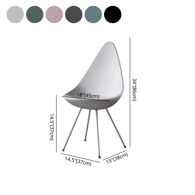 Industrial Style Armless Side Chairs Plastic Solid Back Side Chair for Home Clearhalo ' kitchen&dining_furn' 'Dining Chairs' 'Dining Tables & Seating' 'dining_chair' 'furn' 'furn_dining_chair' 'Furniture' 'furniture_dining_chair' 'Kitchen & Dining Furniture' 'kitchen' 1200x1200_7276c8c8-fd47-426f-9c98-1e1f39797c17