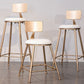 Scandinavian Coffee Shop Counter Stools Footrest Metal Backrest Gold Frame Bar Stool Clearhalo 'Bar Furniture' 'Bar Stools' 'bar_stools' 'furn' 'furn_bar_stools' 'Furniture' 'furniture_bar_stools' 'Kitchen & Dining Furniture' 1200x1200_72785df3-c807-422c-b516-a5594e40d67d