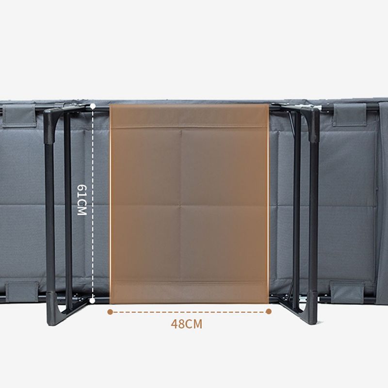 Sedia reclinabile al coperto di metallo contemporaneo standard di colore solido con gambe