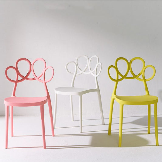 Minimalist Plastic Dining Armless Chair Open Back Dining Side Chair Clearhalo 'Dining Chairs' 'Dining Tables & Seating' 'dining_chair' 'furn' 'furn_dining_chair' 'Furniture' 'furniture_dining_chair' 'Kitchen & Dining Furniture' 1200x1200_727948dd-d1e0-4f13-88a6-9b5ef11e40da