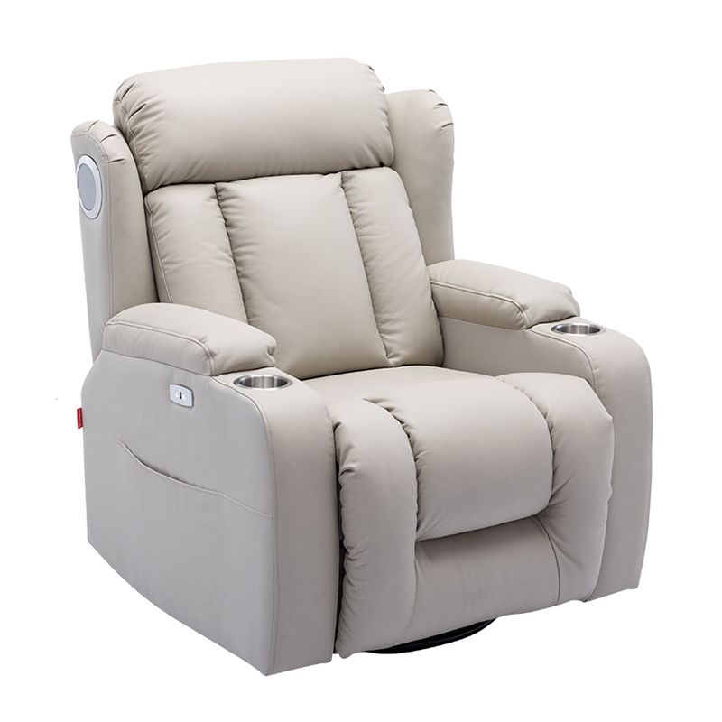 Modern Fux Leather Club Club Recliner Massage Home Theater Recliner