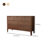 Chox de almacenamiento tradicional estadounidense tocador de madera maciza con 5/6/7 cajones