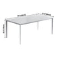 Industrial Rectangle White Dining Table Sintered Stone Standard Dining Table for Kitchen Clearhalo ' dining_table' 'Dining Tables & Seating' 'Dining Tables' 'Furniture' 'furniture_dining_table' 'Kitchen & Dining Furniture' 'kitchen&dining_furn' 'kitchen' 'kitchen_dining_table' 1200x1200_727a688f-402f-41f5-9481-3f671ee74598
