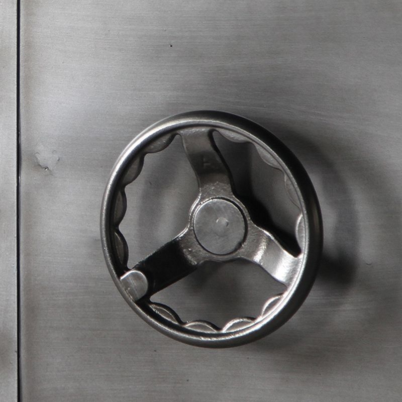 Industrial Metal Wardrobe Closet Freestanding Wardrobe in Grey Clearhalo 'Armoires & Wardrobes' 'armoires_wardrobes' 'Bedroom Furniture' 'furn' 'furn_armoires_wardrobes' 'Furniture' 1200x1200_727d3b70-606f-4013-ba2e-a42a77cebb1b