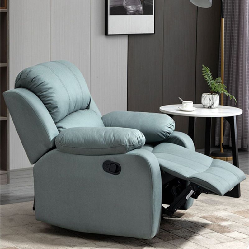 Tradizionale poltrone manuale in pelle 34,3 'sedia a base di reclinabile a base girevole