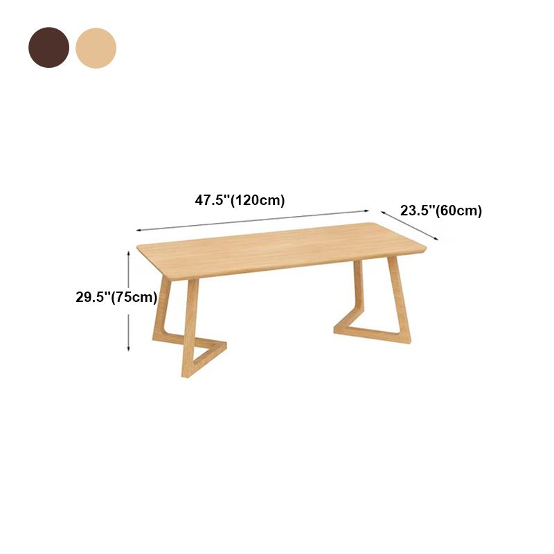 Rectangular Modern Writing Desk Pine Wood and Ash Wood Desk for Living Room Clearhalo 'furn' 'furn_office_desk' 'Furniture' 'Office Desks' 'Office Furniture' 'office_desk' 1200x1200_727e017b-a8e7-499b-aabc-1a41a1fb72fc