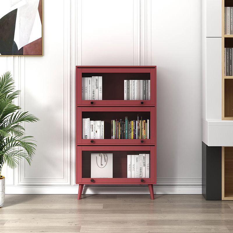 Geschlossenes Metall Bücherregal Nordic Minimalist Home Wohnzimmer Schlafzimmer Bücherregal