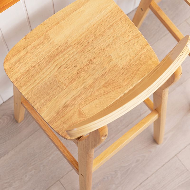 Minimalist Style Wooden Barstool for Home Use Upholstered Stools with Cushion Clearhalo 'Bar Furniture' 'Bar Stools' 'bar_stools' 'furn' 'furn_bar_stools' 'Furniture' 'furniture_bar_stools' 'Kitchen & Dining Furniture' 1200x1200_727f31cd-51dc-4940-b5f9-f871099b2af8