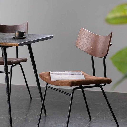 Contemporary Style Dining Chairs Armless Kitchen Side Chair with Metal Legs Clearhalo ' kitchen&dining_furn' 'Dining Chairs' 'Dining Tables & Seating' 'dining_chair' 'furn' 'furn_dining_chair' 'Furniture' 'furniture_dining_chair' 'Kitchen & Dining Furniture' 'kitchen' 1200x1200_727f5560-b6b3-4dd8-baea-ed174e13fb65