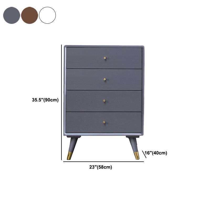 Klassieke glam -verticale lingerie kist massief houten slaapkamer opbergkast