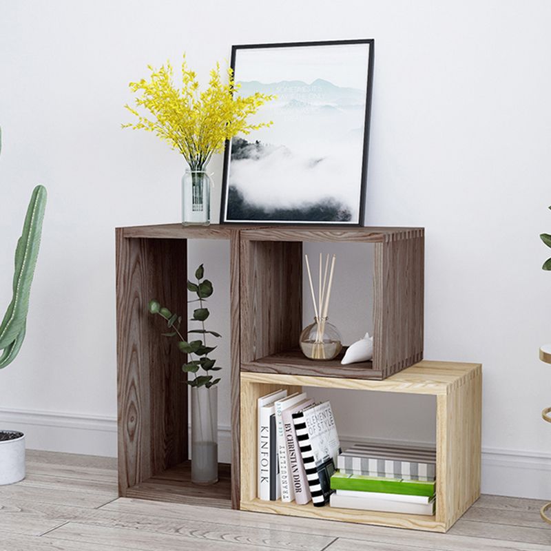 Contemporary Solid Wood Bookcase Open Back Bookshelf for Home Clearhalo 'Bookcases' 'Furniture' 'furniture_bookcases' 'Office Furniture' 1200x1200_7282e486-4482-495e-b274-1e712714b794