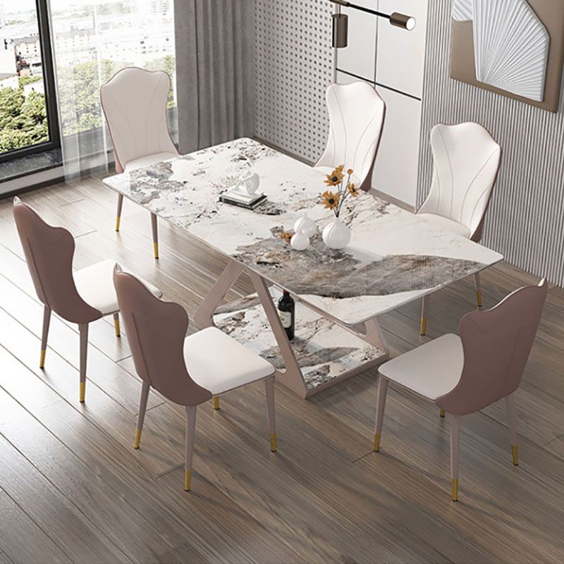 Leather Dining Side Chair Scandinavian Design Solid Back Armless Dining Chairs Clearhalo 'Dining Chairs' 'Dining Tables & Seating' 'dining_chair' 'furn' 'furn_dining_chair' 'Furniture' 'Kitchen & Dining Furniture' 1200x1200_72836eab-06b2-4719-9ba9-278caac76aa7