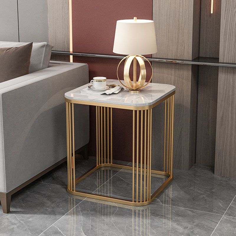 Mesa de pizarra cuadrada de la tabla de altura de marco contemporáneo, 21.7 "de alto