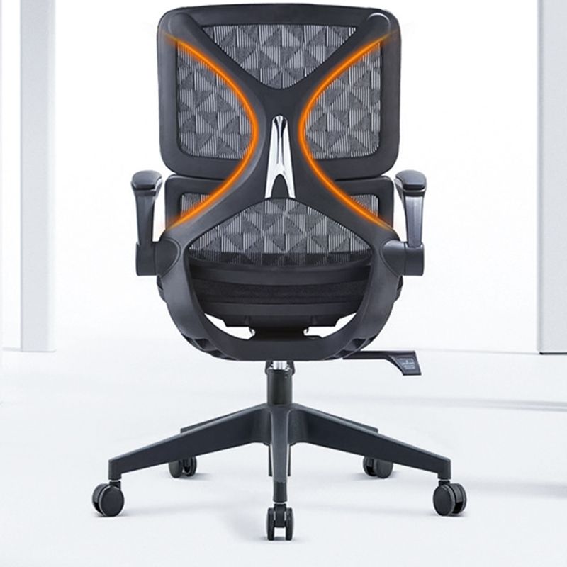 Low Back Office Chair Armrests Soft Cushioned Adjustable Swivel Task Chair Clearhalo 'furn' 'furn_office_chair' 'Furniture' 'Office Chairs' 'Office Furniture' 'office_chair' 1200x1200_7284ece6-0d4e-441b-a326-f40e8264de78
