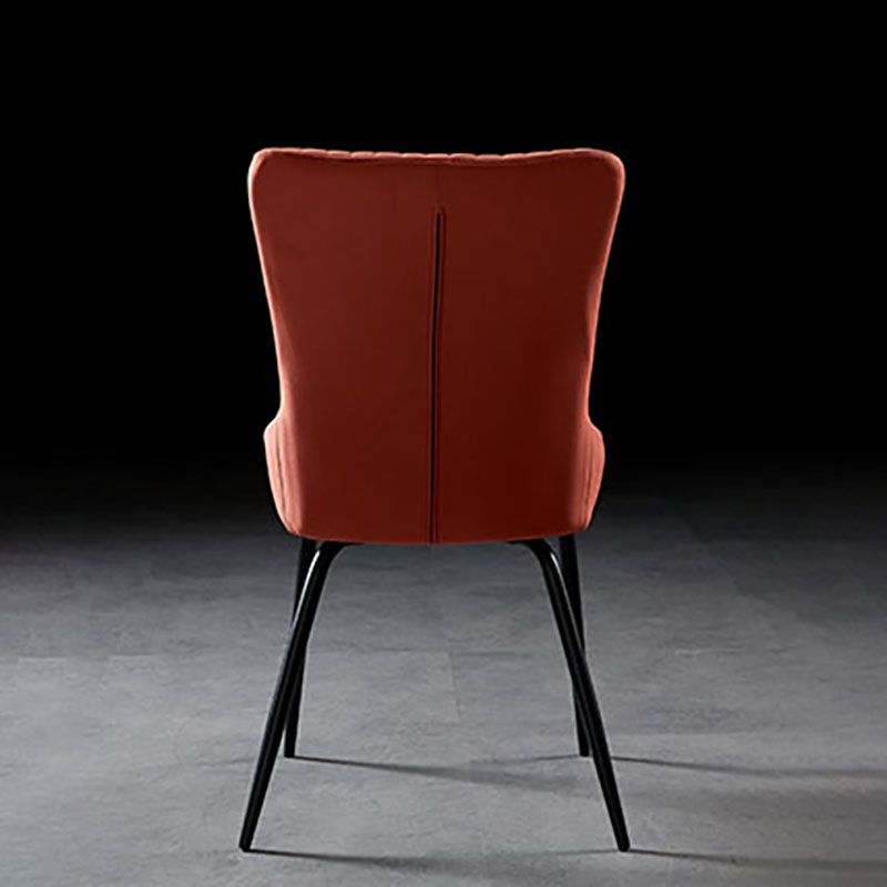 Braccio industriale Solid posteriore da pranzo sedia in tessuto da pranzo sedia