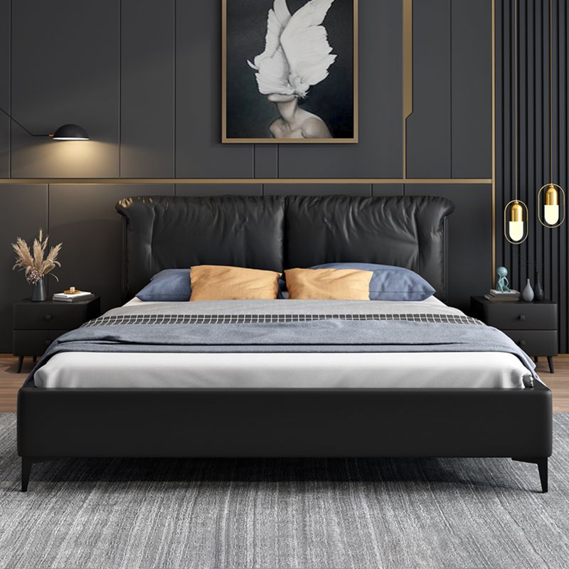 Legno standard in legno di pino legno e letto imbottito con gambe personalizzate